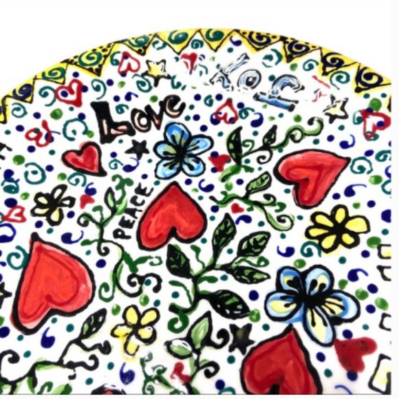 Ceramic Decorative Plate Whimsical Inspirational 💓 - Picture 3 of 7